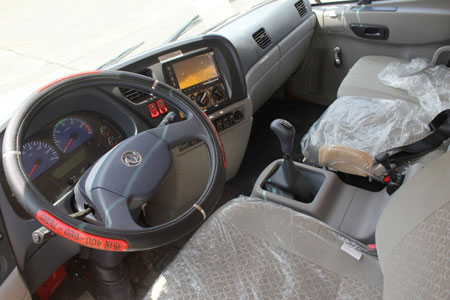 cab of crane truck