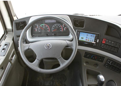 cab of van truck