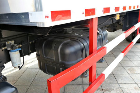 underbody of refrigerated truck